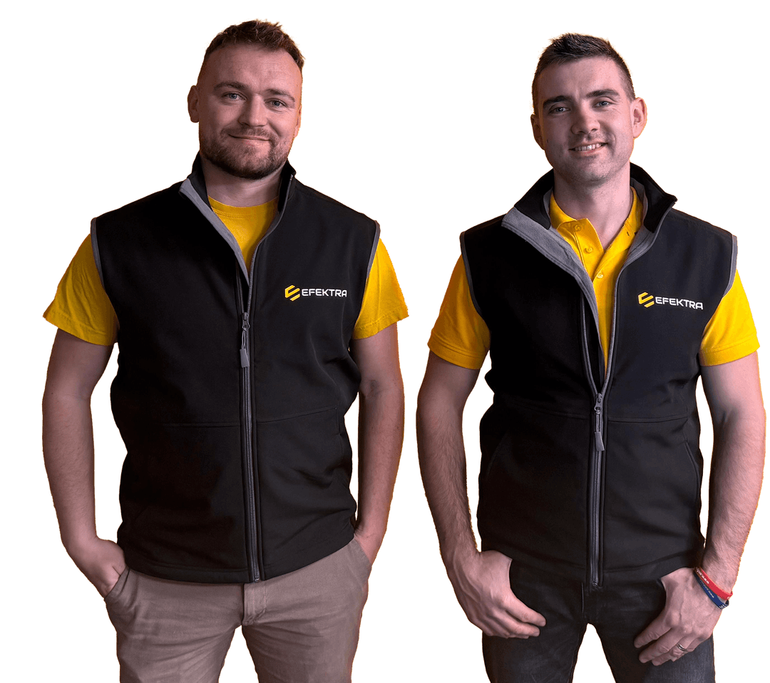 Konatelia spoločnosti Efektra s.r.o. - Matúš a Marek